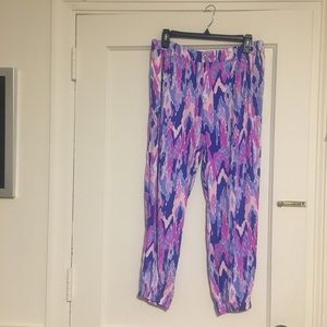 Lilly Pulitzer Saffron printed pant size 2 EEUC